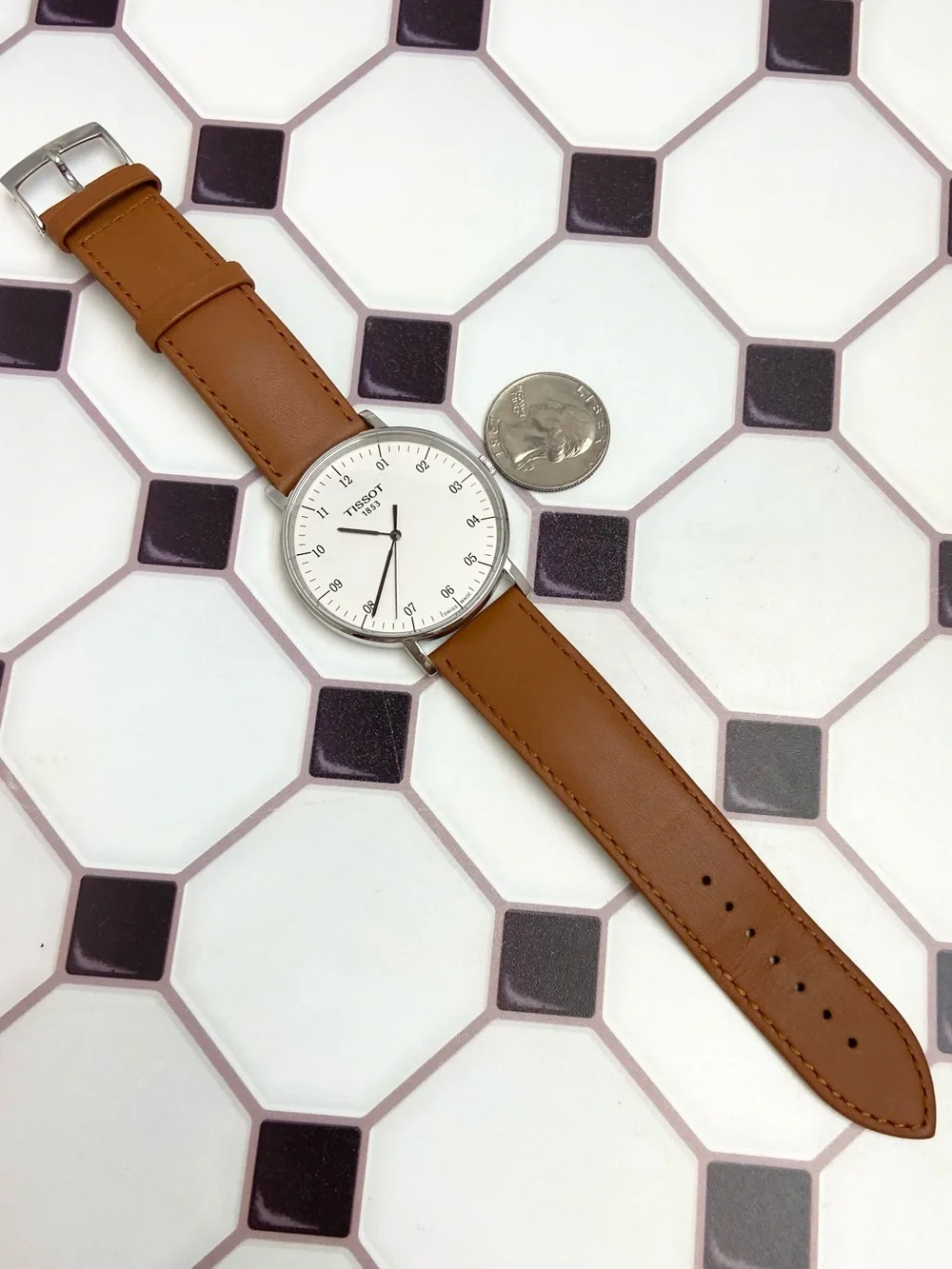 Tissot 1853 Swiss Made T-Classic Everytime Stainless Steel Dress Watch 42mm